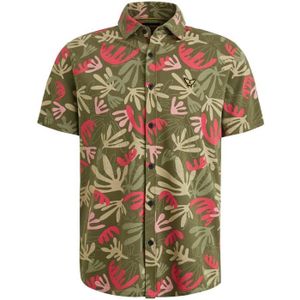 Pme short sleeve shirt print on j overhemd groen