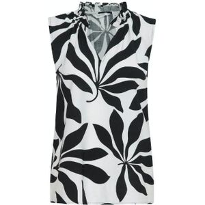 B.young byjanina aop blouse 2 - jurk zwart