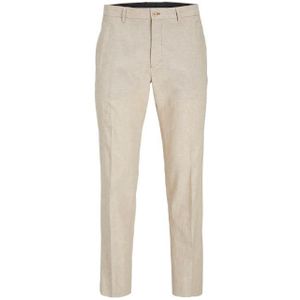 Jack & jones jprriviera linen trouser slim broek wit