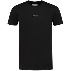 Pure path pure logo t-shirt t-shirt zwart