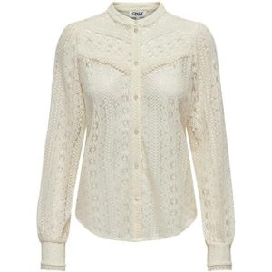 Only onlreba life lace l/s shirt w blouse wit