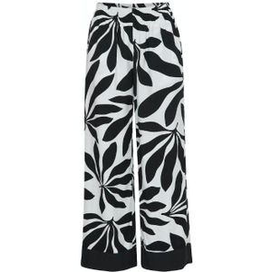 B.young byjanina aop pants 2 - broek zwart