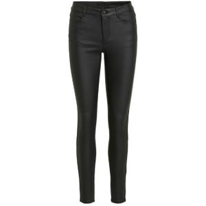 Vila vicommit coated rwsk new pant broek zwart