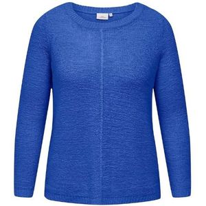 Only carmakoma carnew foxy l/s pullover knt trui blauw