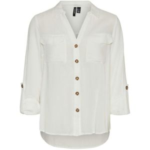 Vero moda vmbumpy l/s shirt new wvn ga blouse wit