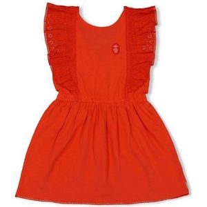 Jubel jurk ruches - berry nice jurk rood