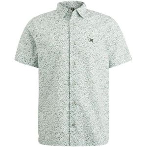 Vanguard short sleeve shirt print on p overhemd wit