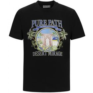 Pure path desert mirage t-shirt t-shirt zwart