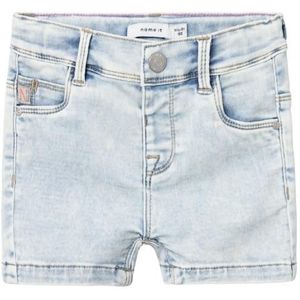 Name it nmfsalli slim dnm shorts 1842 broek blauw