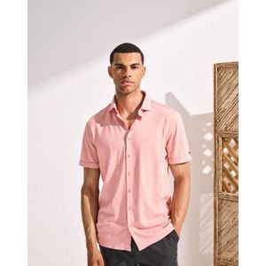 No-excess shirt s/s overhemd roze