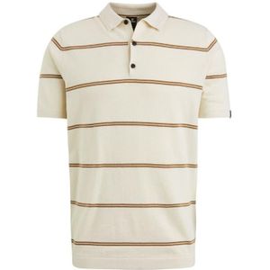 Vanguard short sleeve polo cotton line t-shirt wit