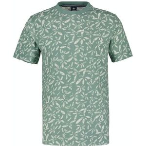 Lerros t-shirt/serafino 1/2 arm t-shirt groen