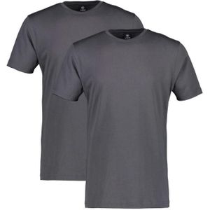 Lerros t-shirt/serafino 1/2 arm t-shirt grijs