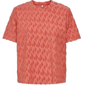 Only onlmary ss tee cs jrs t-shirt roze