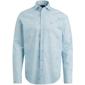 Vanguard long sleeve shirt print on fi overhemd blauw