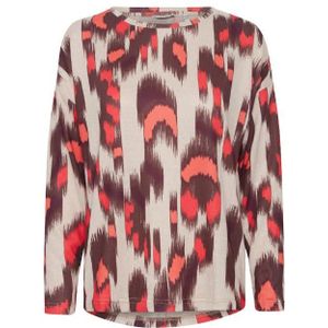 B.young bypieta aop pullover - trui rood