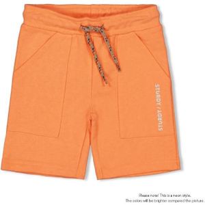 Sturdy short - checkmate broek oranje