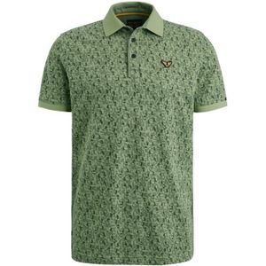 Pme short sleeve polo fine pique t-shirt groen