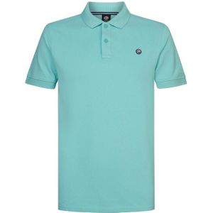 Petrol men polo short sleeve t-shirt blauw