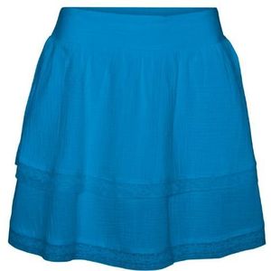 Vero moda vmnatali hw short lace skirt jurk blauw