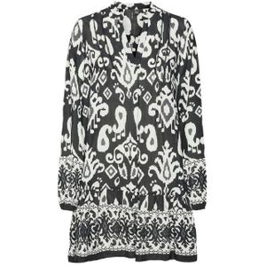 Vero moda vmjoy ls tunic wvn blouse zwart