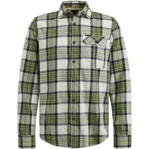 Pme long sleeve shirt ctn twill c overhemd groen