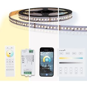 7 meter dual white led strip complete set - pro 320 leds