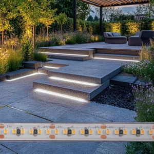 1 meter helder wit led strip voor buiten losse strip