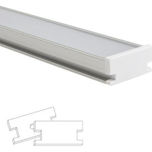 Led profiel 2 meter voor inbouw vloer 8 mm