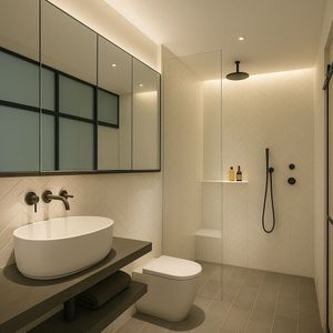 Badkamer plafond verlichting set 6 meter