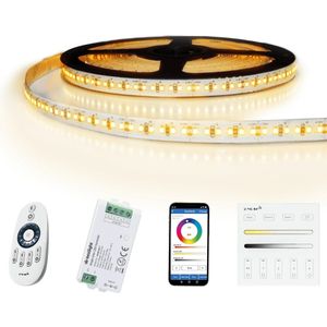 12 meter led strip warm wit pro - complete set