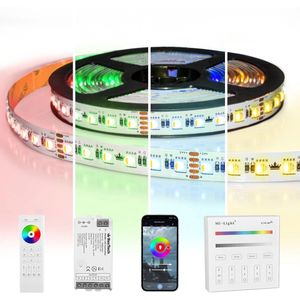 13 meter RGBW led strip complete set - pro 96 leds per meter - multicolor met warm wit