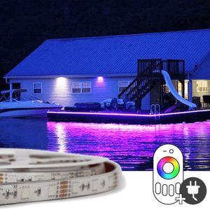 20 meter RGB led strip voor buiten complete set