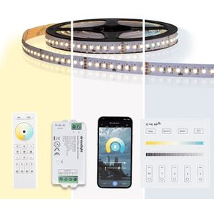 13 meter dual white led strip complete set - pro 320 leds