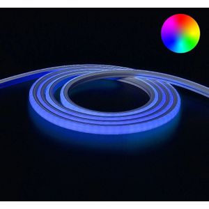 10 meter neon led flex RGB midi top view - losse strip