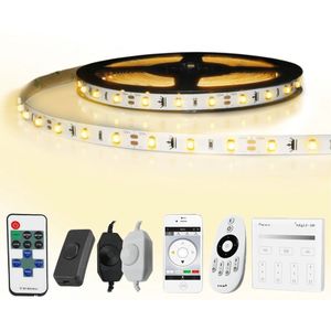 8 meter - 480 leds complete led strip set warm wit