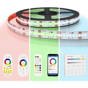 5 meter RGB led strip cob met 800 leds p/m - complete set