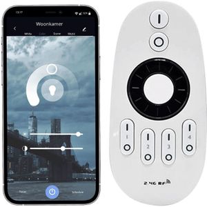 Luxe draadloze dimmer 4-zone rf + wifi