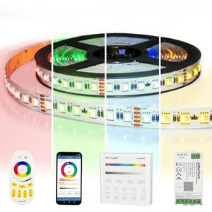 15 meter RGBW led strip complete set - pro 96 leds per meter - multicolor met warm wit