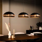 Haluta Hanglamp Chris - 3-lichts - Zwart