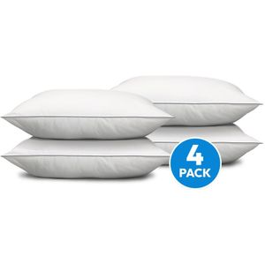 4-Pack Haluta Master - Microvezel Classic Hoofdkussen - 60 x 70 x 10 cm