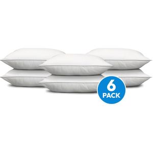 6-Pack Haluta Master - Microvezel Classic Hoofdkussen - 60 x 70 x 10 cm