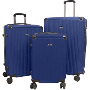 TVR-Travel® - Kofferset Niels - Koffers - 3 stuks - S/M/L - Donker blauw