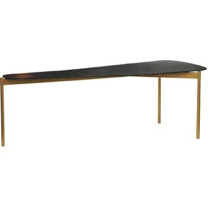 Moods - Salontafel Hudson - 125 x 50 x 42 cm - Goud & Zwart