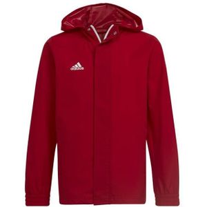 Adidas - Entrada 22 - All-Weather Jack - Rood/Wit - Kids