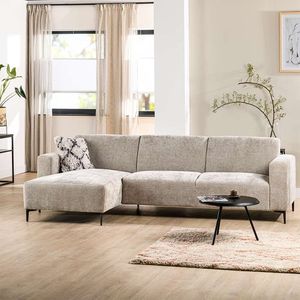 Haluta - Hoekbank Rowan – 276 x 148 x 83 cm – Taupe – Links