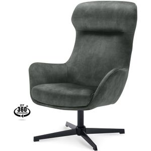 Haluta Relax Fauteuil Hugo - Draaibaar - Hunter