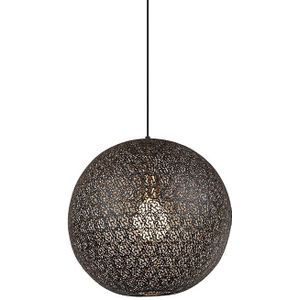 Haluta Industriële Hanglamp - Hanglamp Eetkamer - Ø 40 cm - E27 - Zwart Staal