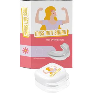 Miss Anti Snurk ™ - Snurkbeugel voor vrouwen - Anti Snurk Beugel - Anti Snurk Bitje - Eenvoudig op maat te maken