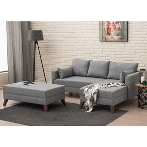 Ecksofa Balcab Home | 205 x 140 x 85 cm | Grau